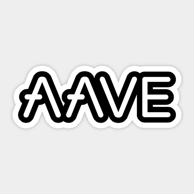 AAVE Crypto Sticker by cryptogeek